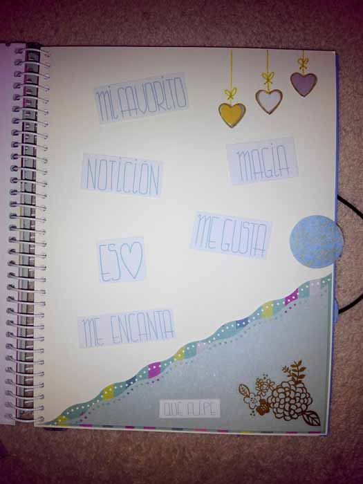 Libreta decorada Scrapiluca 09