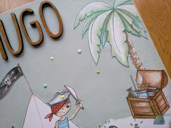 Caja madera decorada Scrapiluca 06