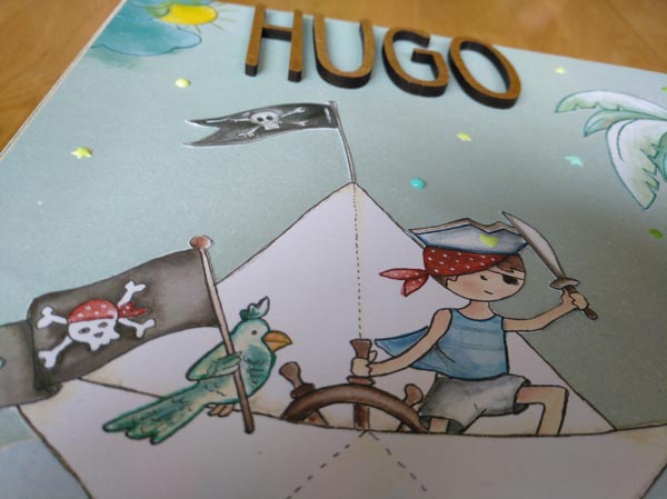 Caja madera decorada Scrapiluca 17